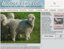 Tablet Screenshot of angoragoat.com